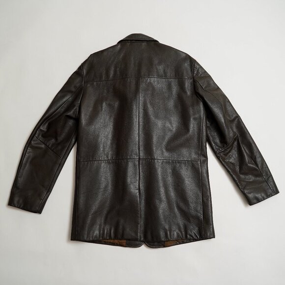 Vintage BOSS By Hugo Boss "Caris" Leather Jacket - Picture 2 of 16